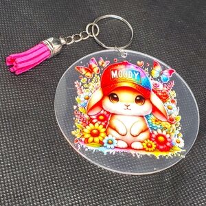 7/$10 Mouse Acrylic Keychain, New